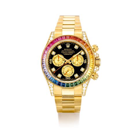 golden rolex daytona 116598 rainbow diamond|rolex rainbow yellow gold.